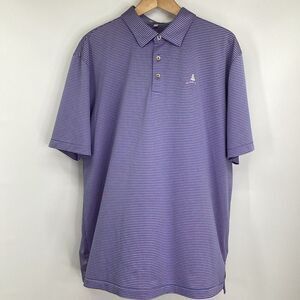 Mens Peter Millar Summer Comfort Golf Polo Blue/purple XL